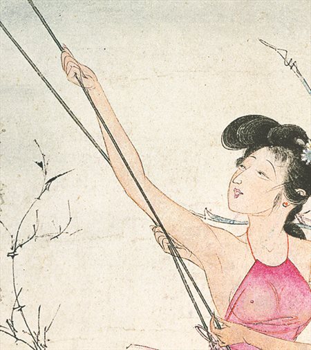 微山-胡也佛的仕女画和最知名的金瓶梅秘戏图